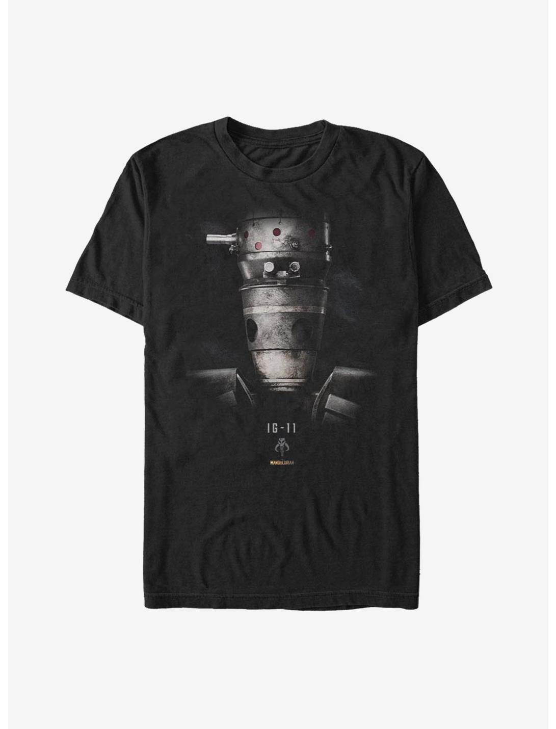 Star Wars The Mandalorian IG Portrait T-Shirt, BLACK, hi-res