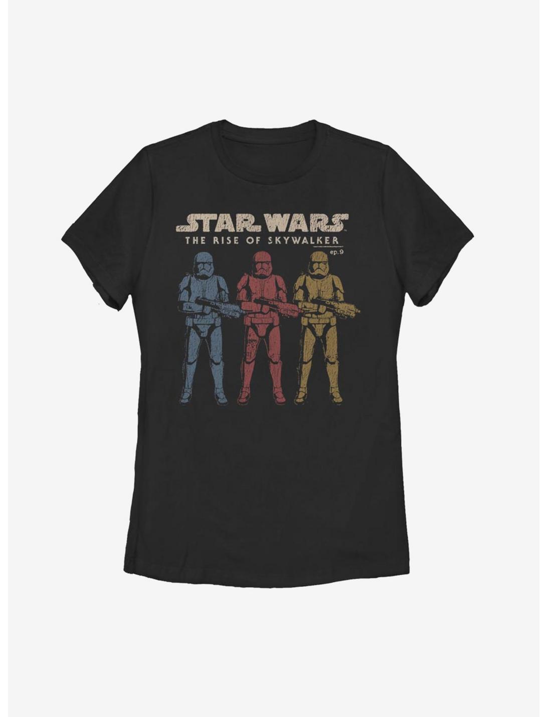 Star Wars Episode IX The Rise Of Skywalker Color Guards Womens T-Shirt, BLACK, hi-res