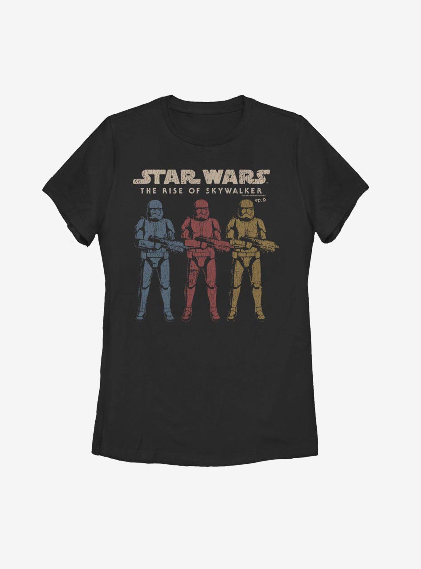 Star Wars Episode IX The Rise Of Skywalker Color Guards Womens T-Shirt, BLACK, hi-res