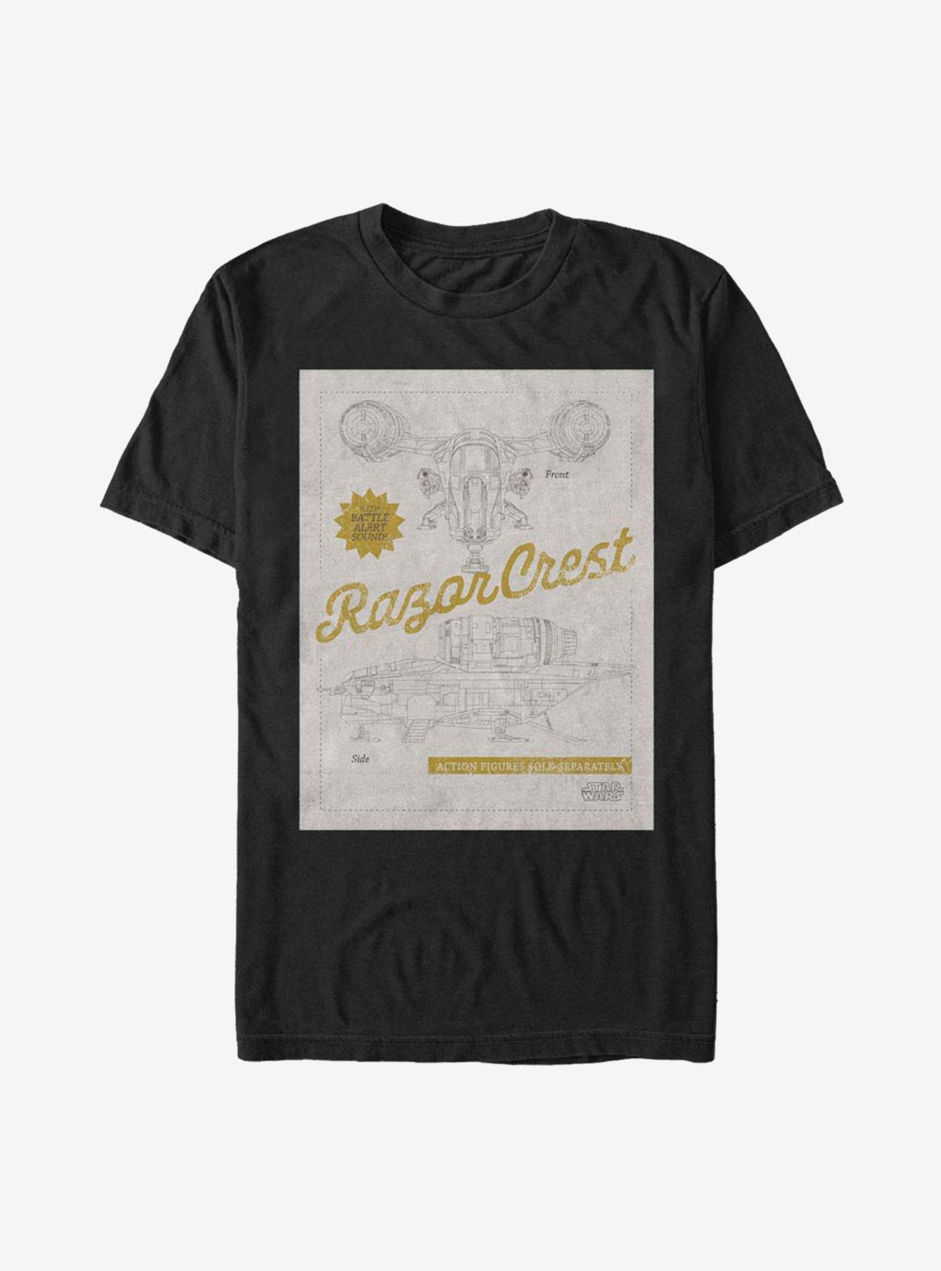 Star Wars The Mandalorian R.Crest T-Shirt, BLACK, hi-res