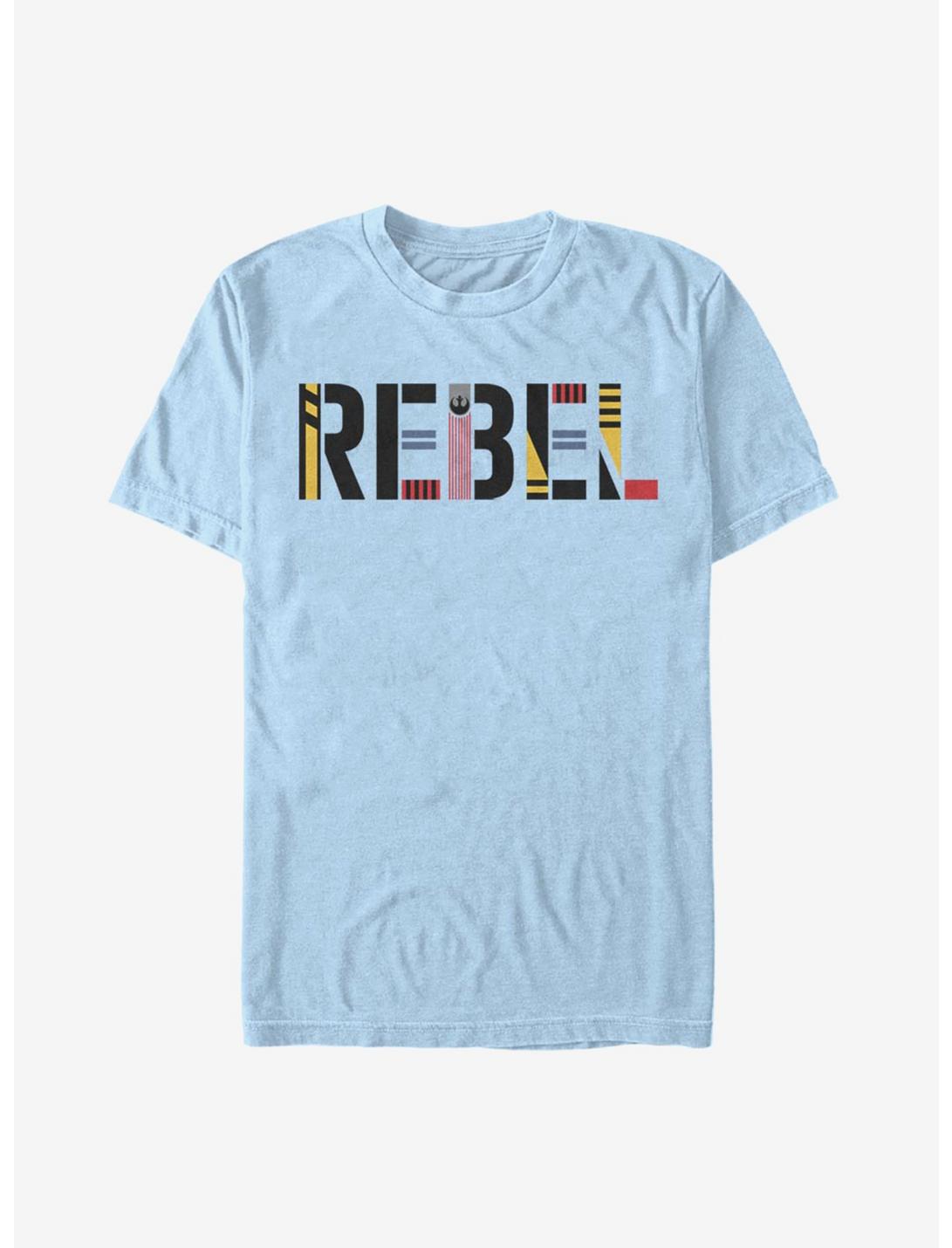 Star Wars Episode IX The Rise Of Skywalker Rebel Simple T-Shirt, LT BLUE, hi-res