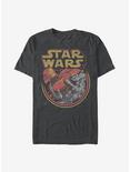 Star Wars Episode IX The Rise Of Skywalker Retro Villains T-Shirt, DARK CHARCOAL, hi-res