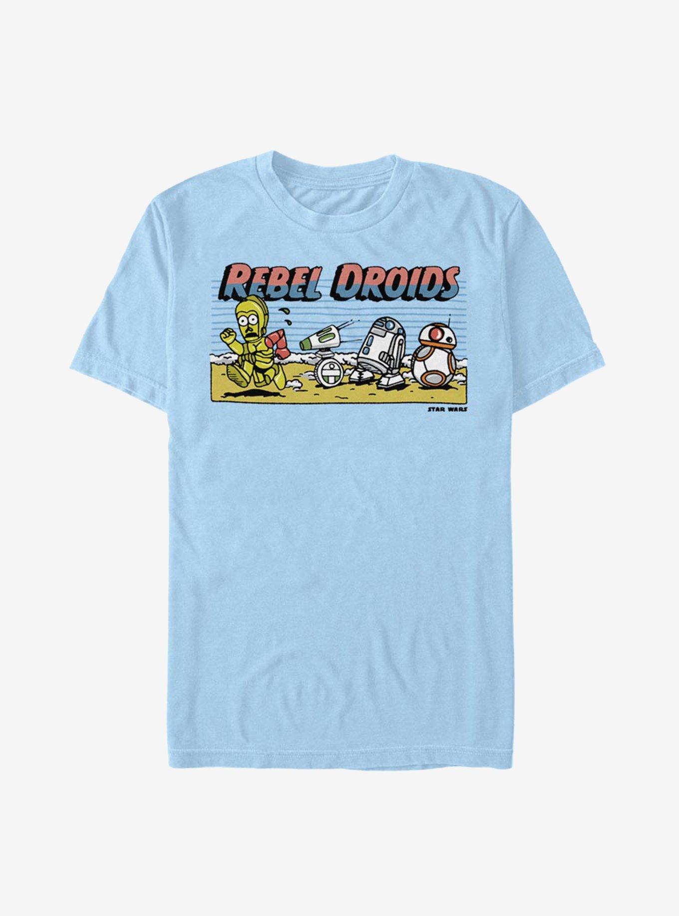 Star Wars Episode IX The Rise Of Skywalker Rebel Droids T-Shirt, , hi-res