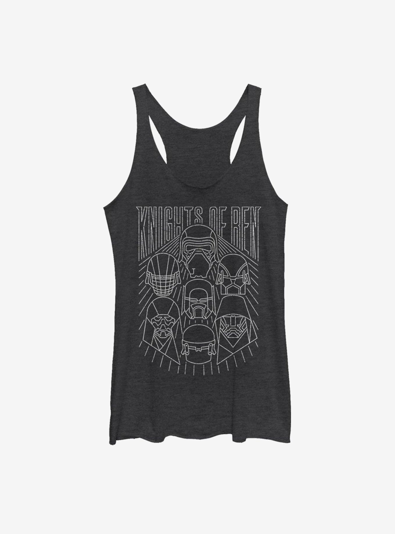 Star Wars Episode IX The Rise Of Skywalker Simple Outlines Womens Tank Top, , hi-res
