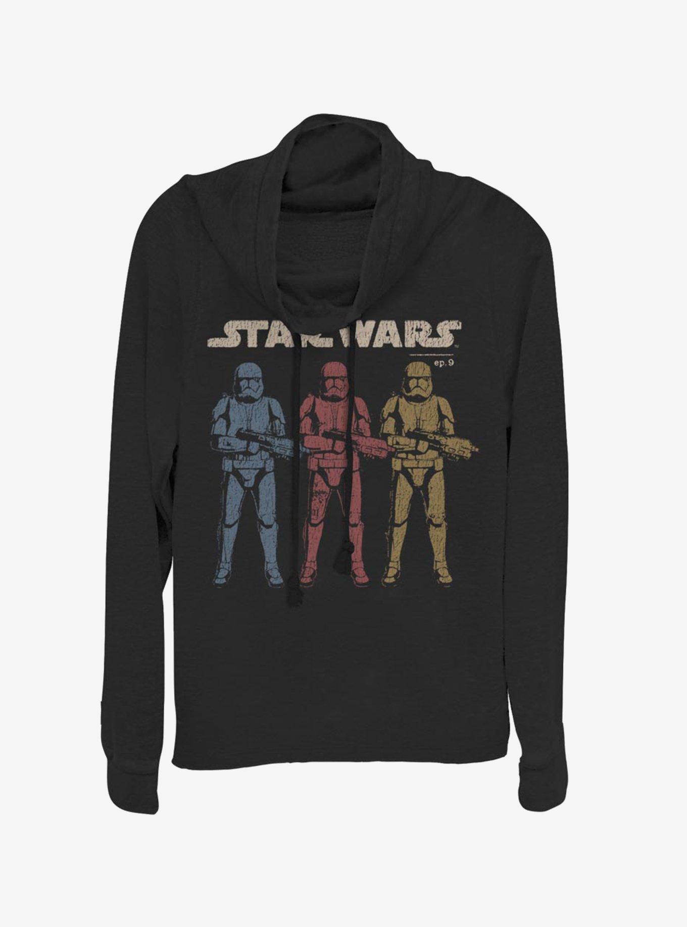 Star Wars Episode IX The Rise Of Skywalker On Guard Cowlneck Long-Sleeve Womens Top, , hi-res