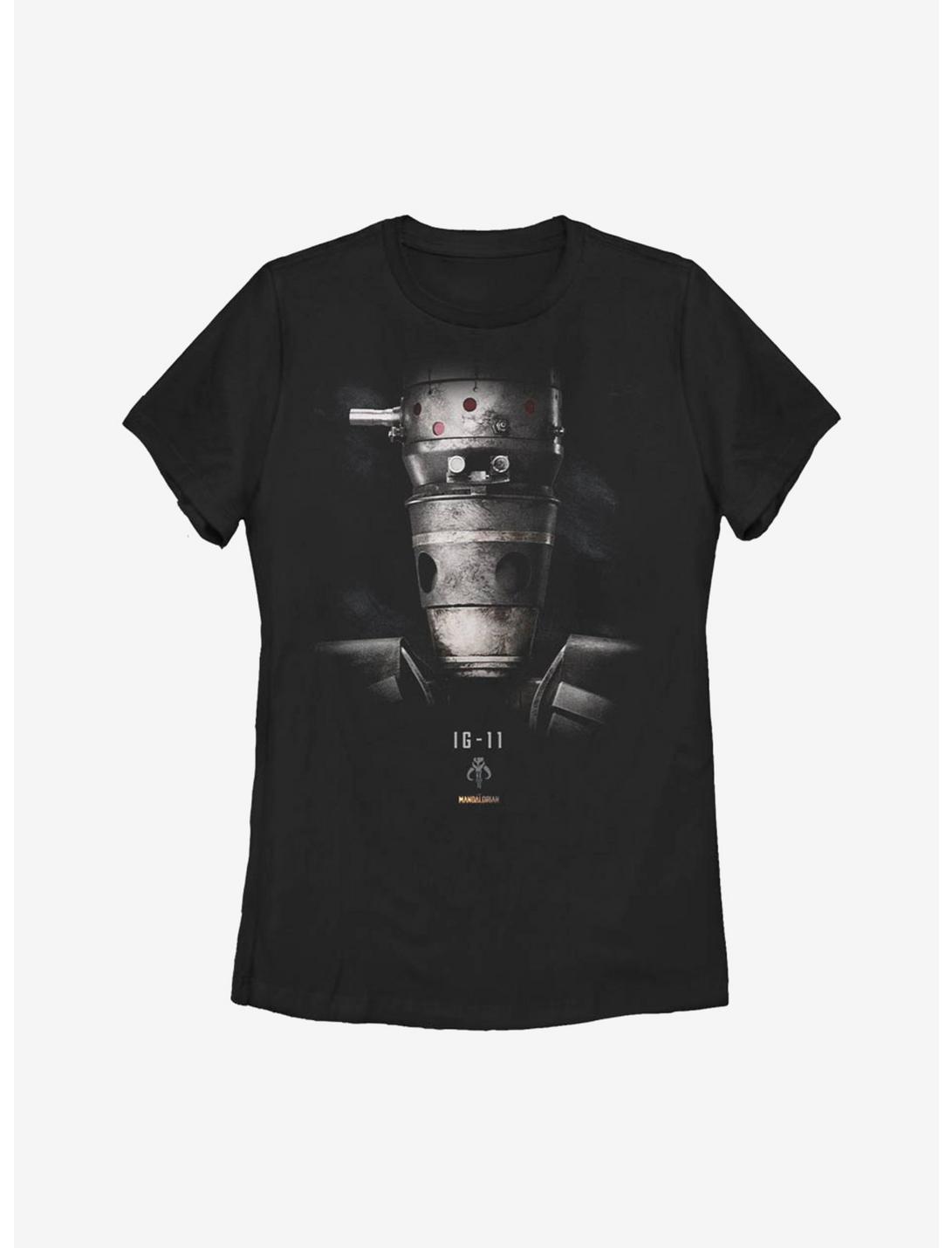 Star Wars The Mandalorian IG Portrait Womens T-Shirt, BLACK, hi-res