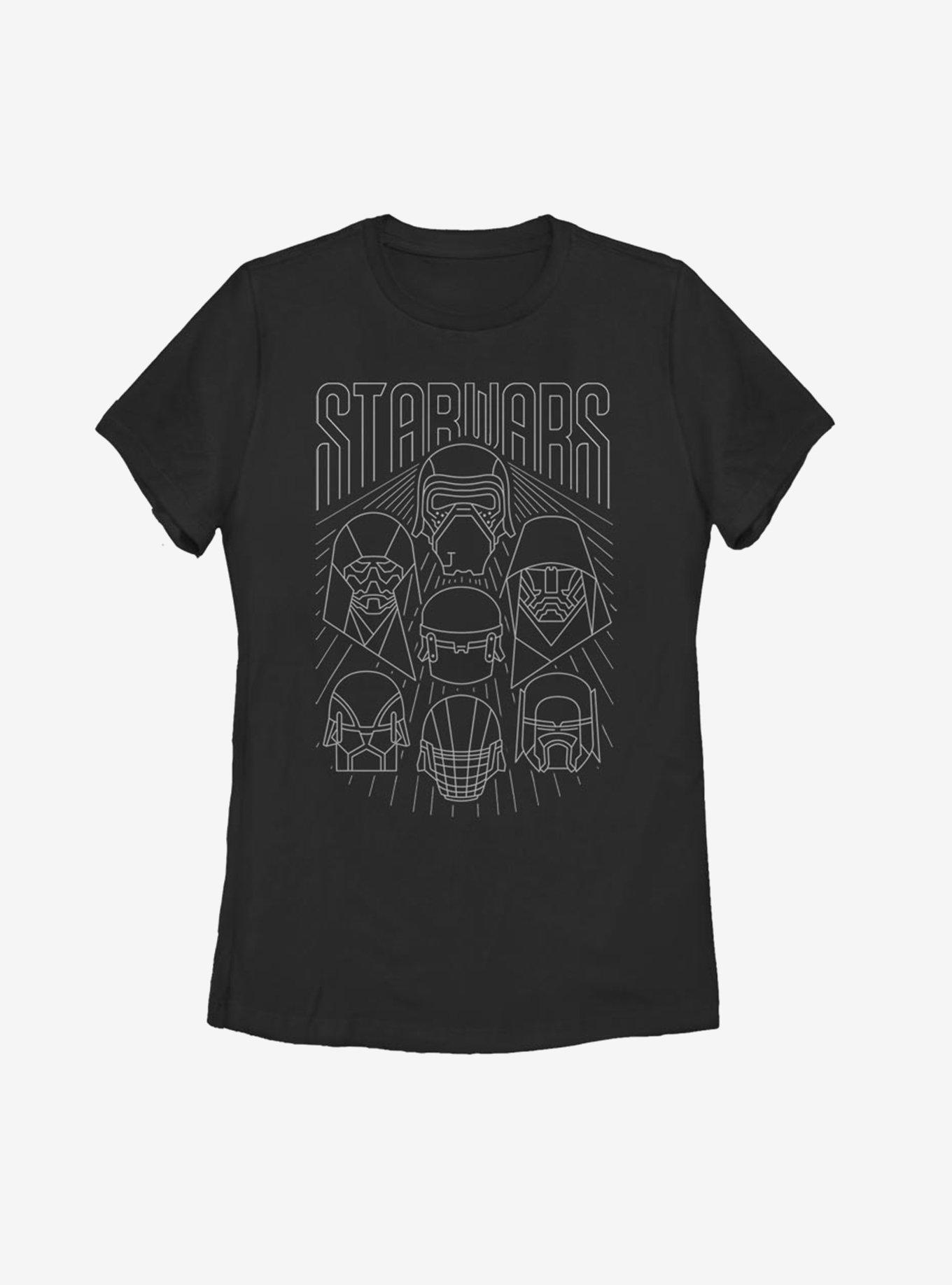 Star Wars Episode IX The Rise Of Skywalker Dark Side Band Womens T-Shirt, , hi-res