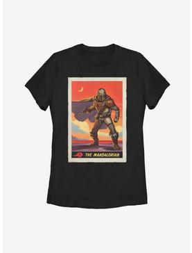 Star Wars The Mandalorian Retro Poster Womens T-Shirt, , hi-res