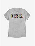 Star Wars Episode IX The Rise Of Skywalker Rebel Simple Womens T-Shirt, ATH HTR, hi-res