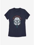 Star Wars The Mandalorian Simple Shield Womens T-Shirt, NAVY, hi-res