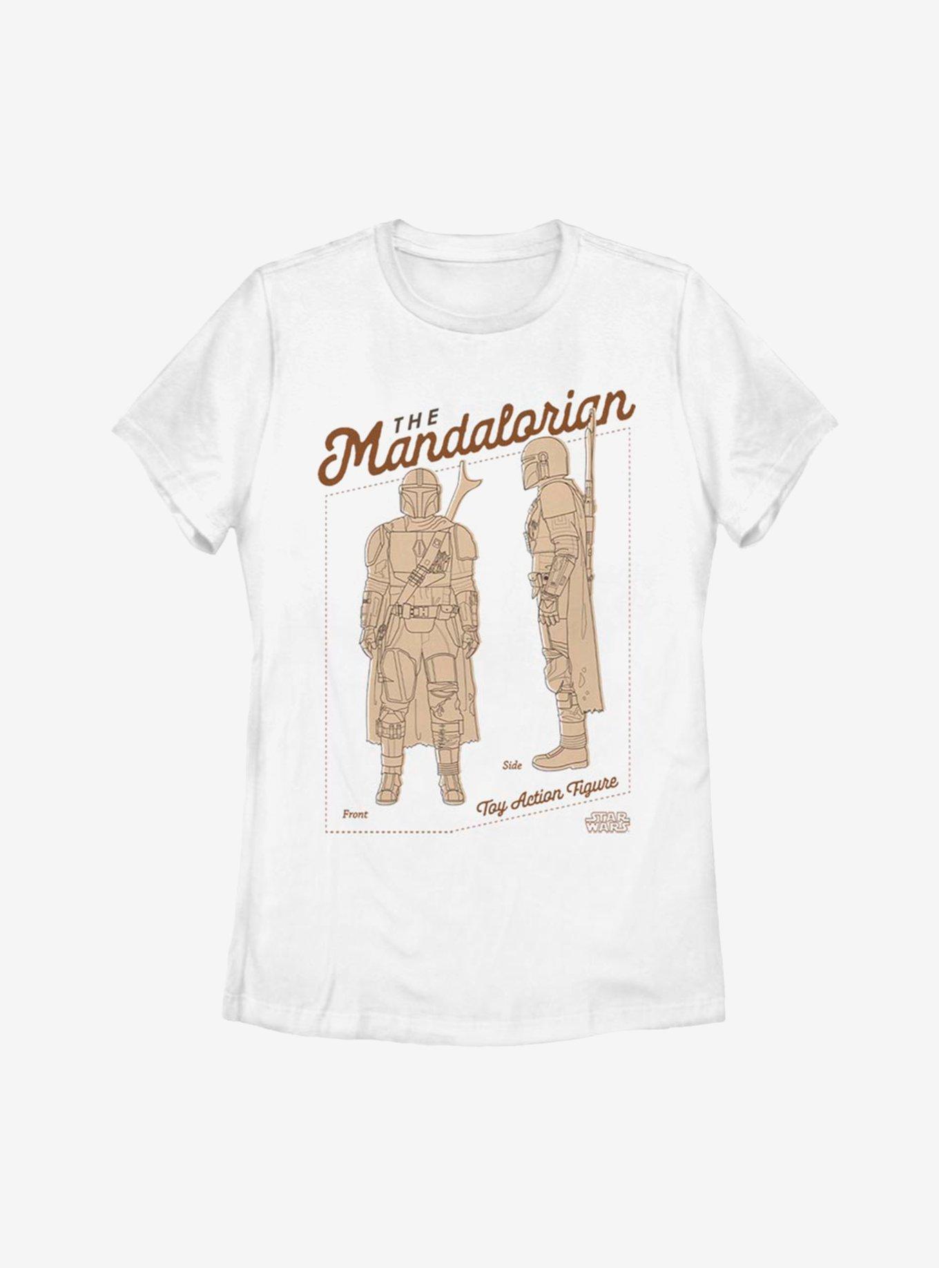 Star Wars The Mandalorian Action Figure Womens TShirt
