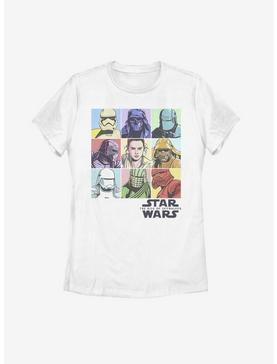 Plus Size Star Wars Episode IX The Rise Of Skywalker Pastel Rey Boxes Womens T-Shirt, , hi-res