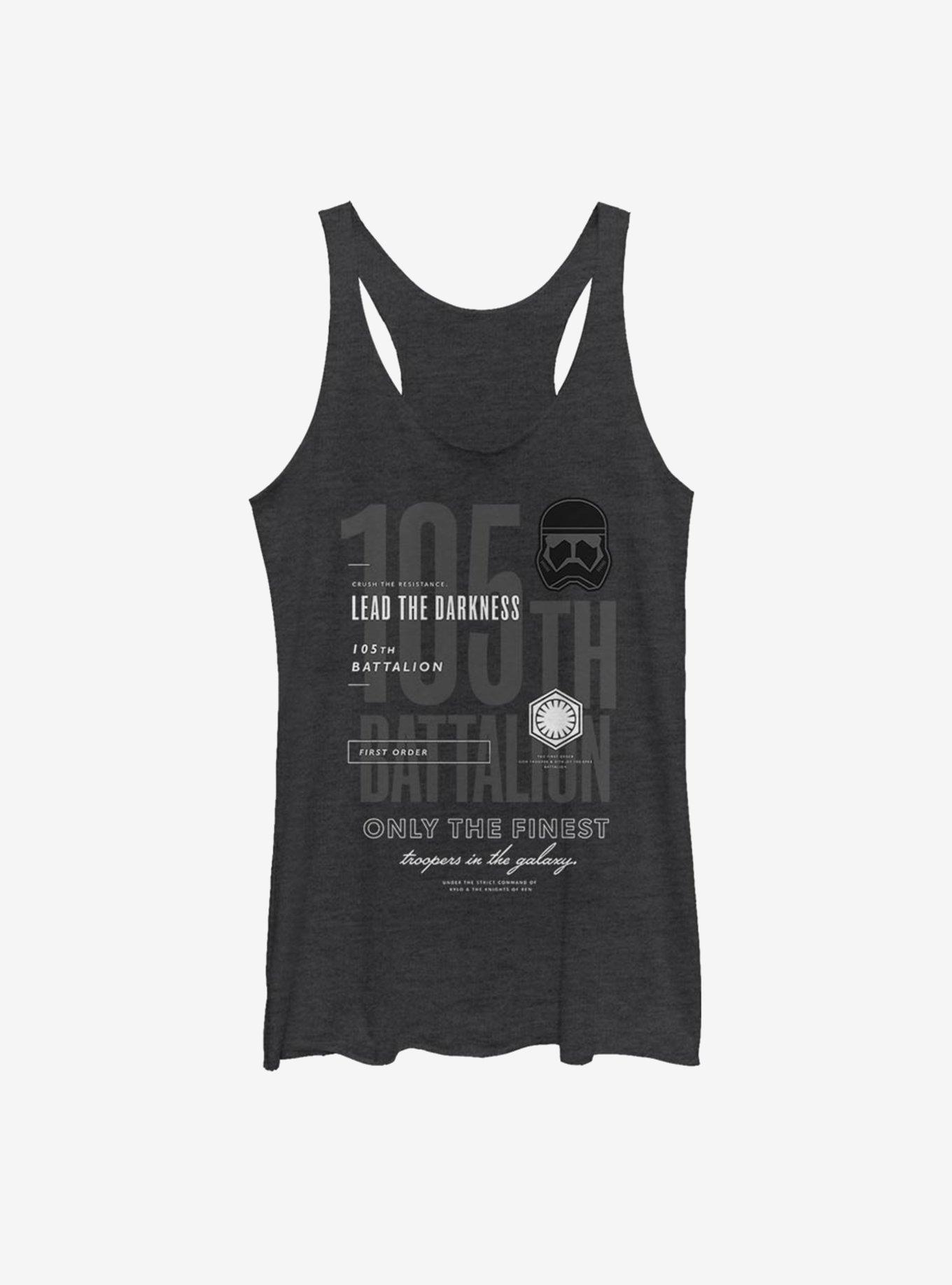 Star Wars Episode IX The Rise Of Skywalker Lead Darkness Womens Tank Top, BLK HTR, hi-res