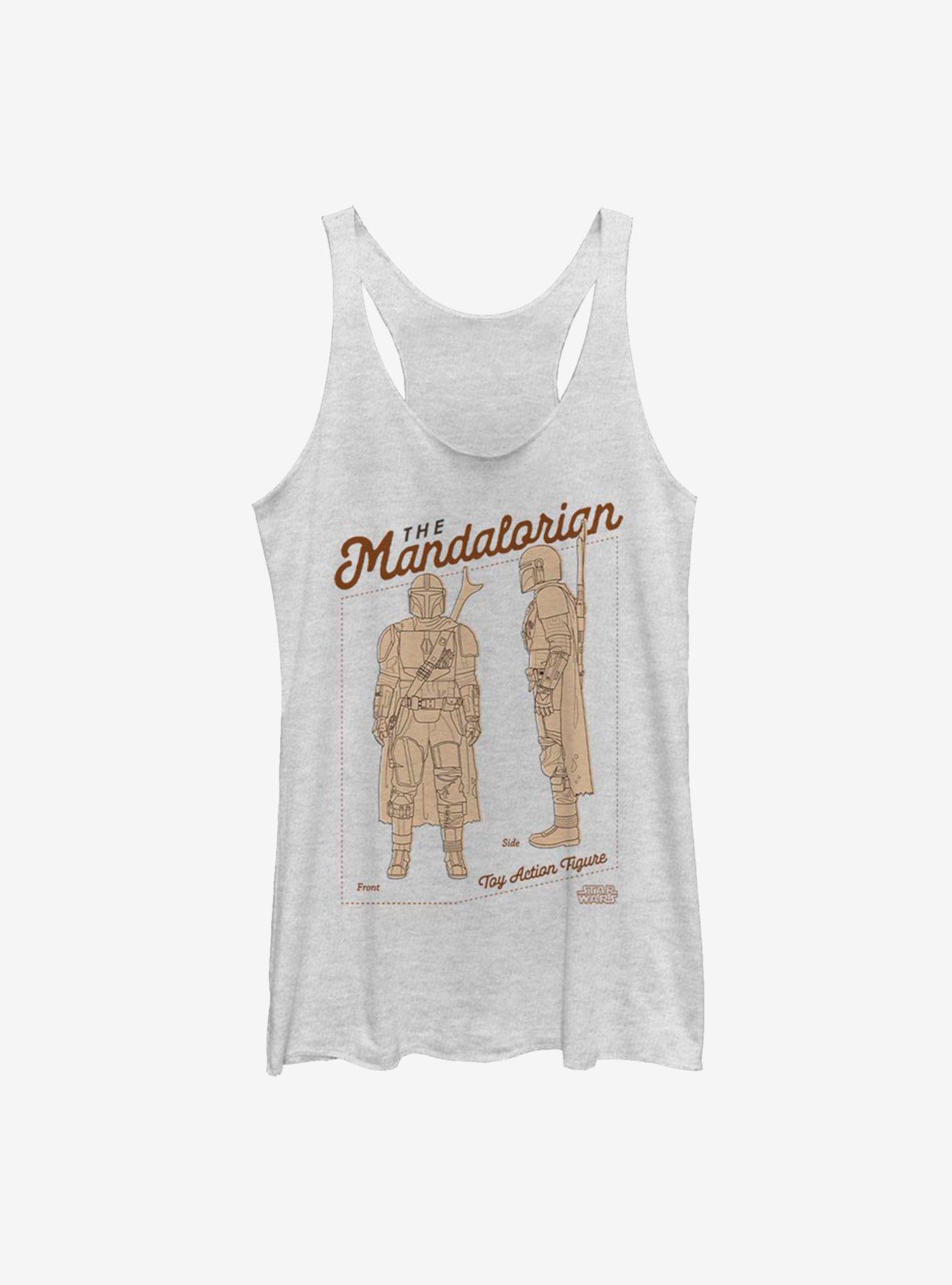Star Wars The Mandalorian Action Figure Womens Tank Top, , hi-res