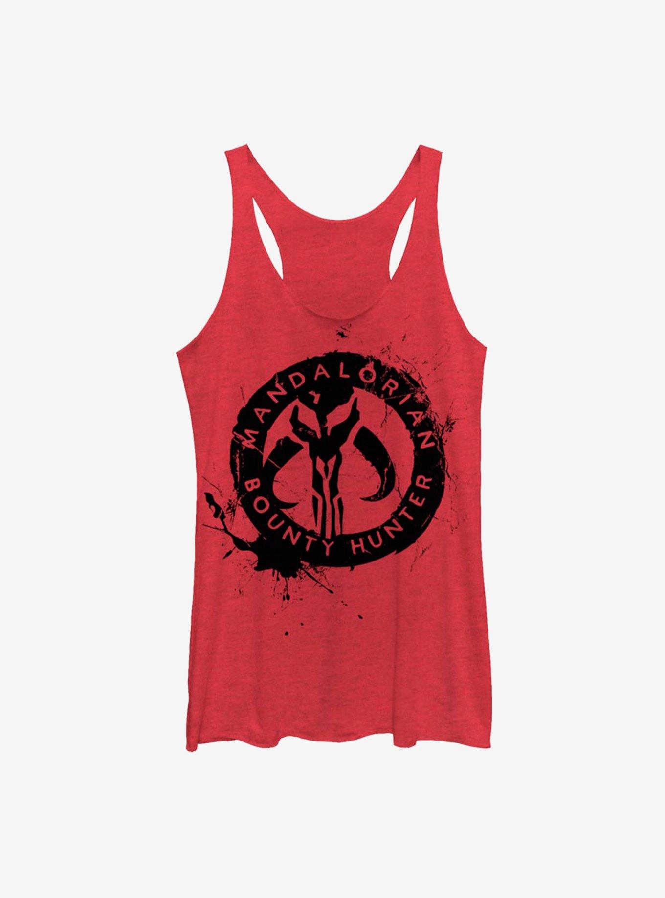 Star Wars The Mandalorian Painted Skull Womens Tank Top, , hi-res