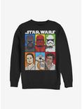 Star Wars Episode IX The Rise Of Skywalker Friends And Foes Sweatshirt, BLACK, hi-res