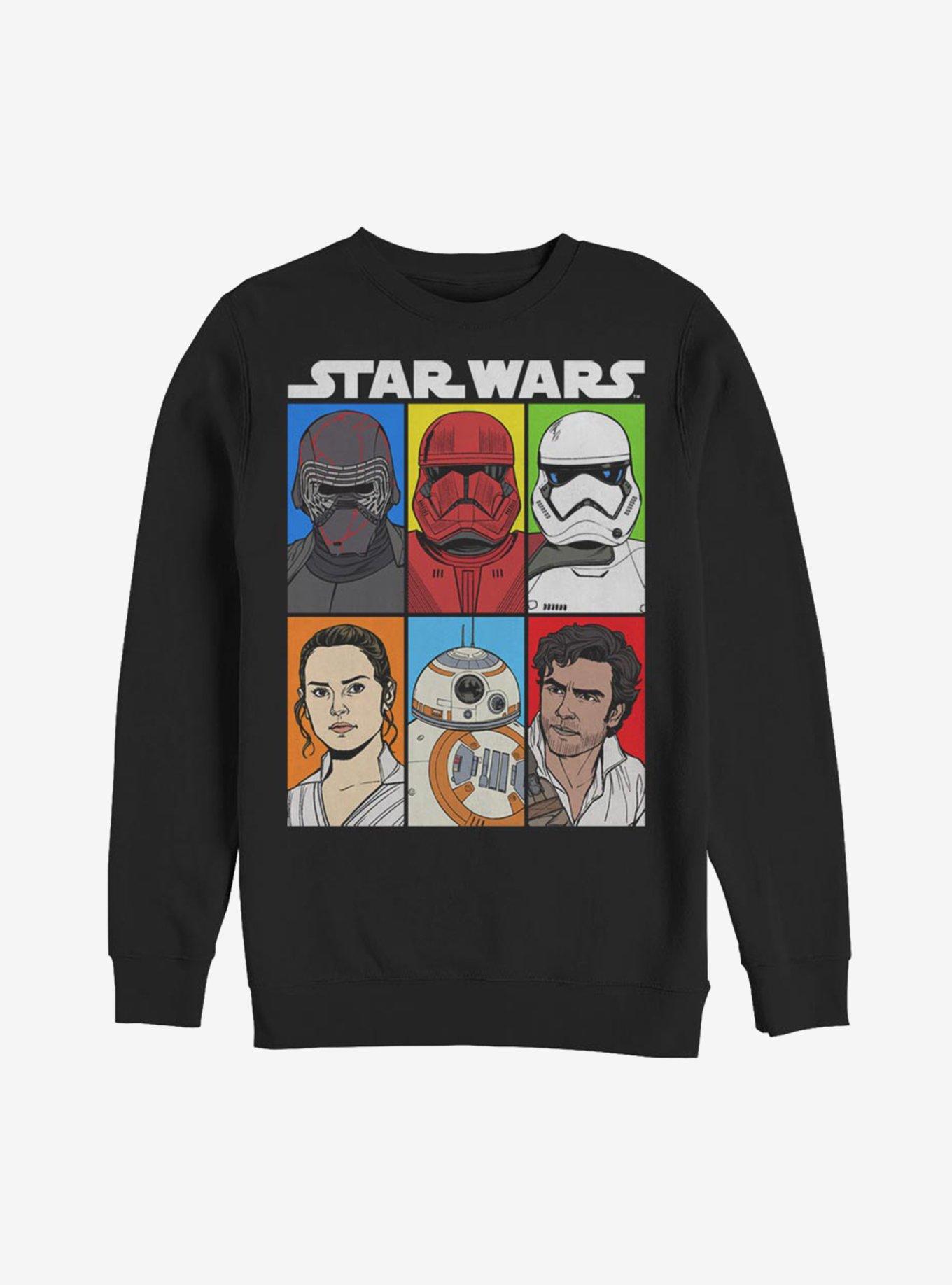 Star Wars Episode IX The Rise Of Skywalker Friends And Foes Sweatshirt, , hi-res