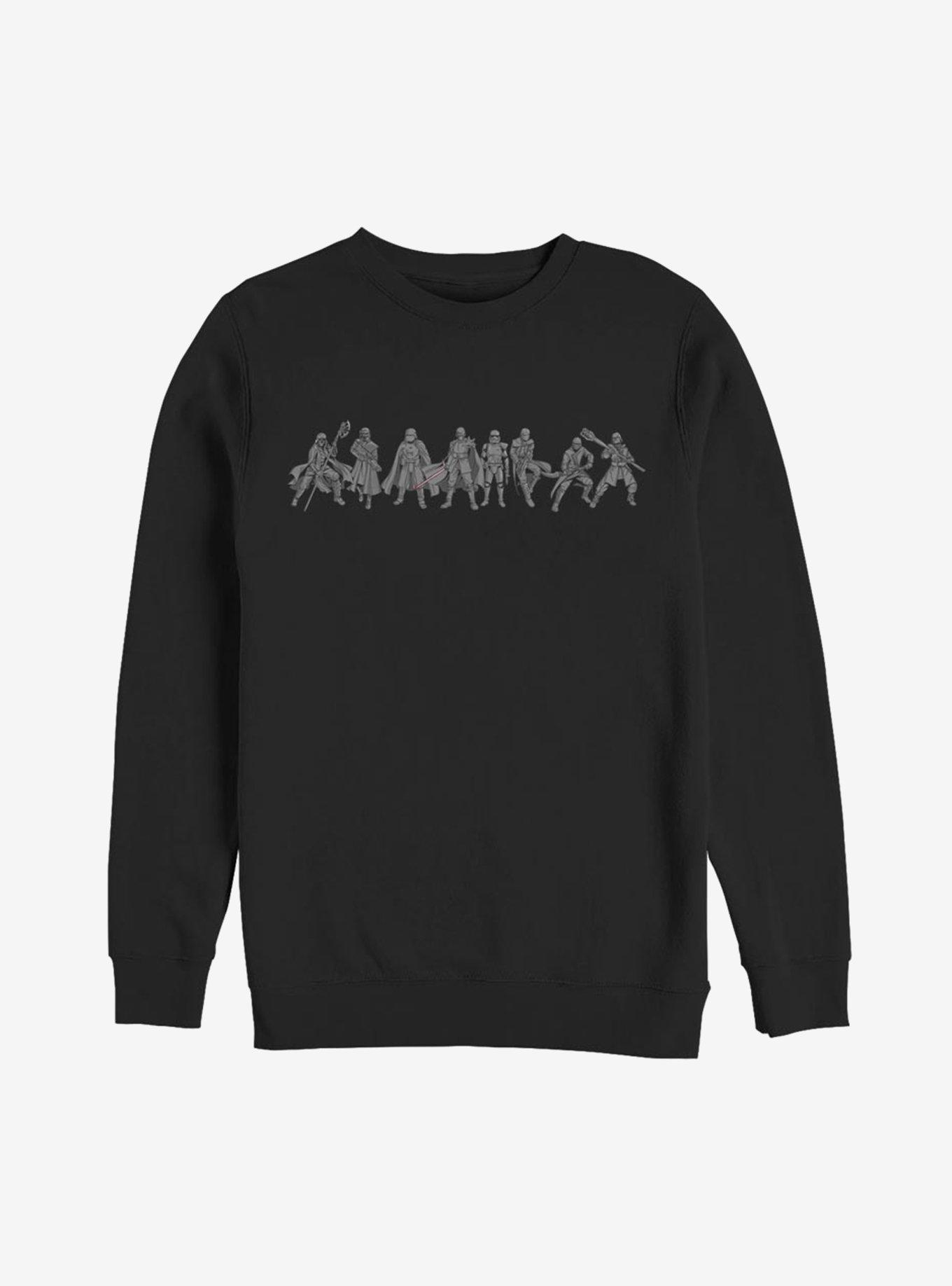 Star Wars Episode IX The Rise Of Skywalker New Order Lineup Sweatshirt, BLACK, hi-res