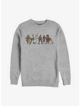 Star Wars Episode IX The Rise Of Skywalker Resistance Lineup Sweatshirt, , hi-res