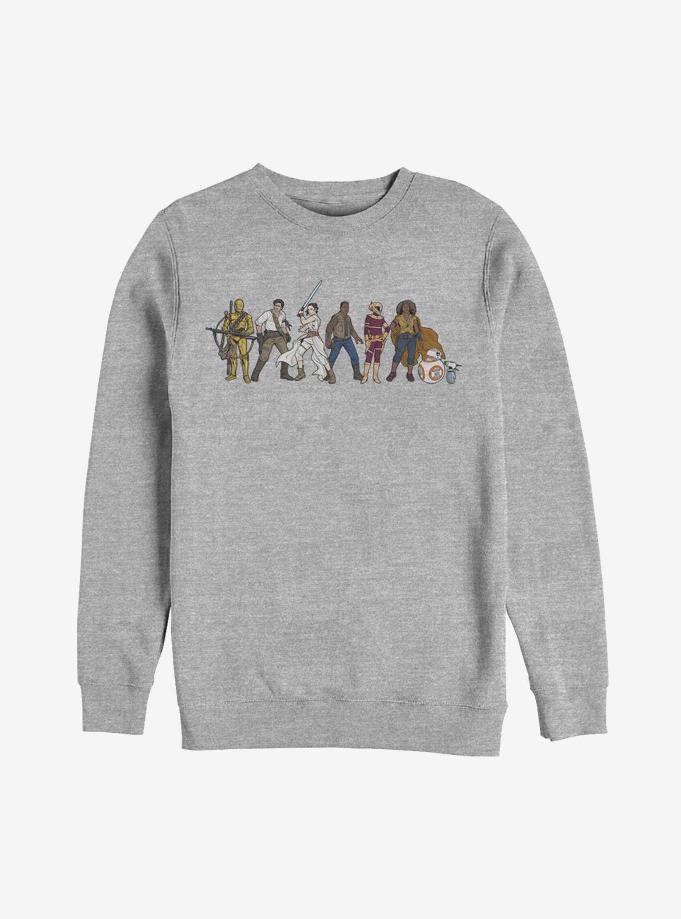 Star Wars Episode IX The Rise Of Skywalker Resistance Lineup Sweatshirt, , hi-res