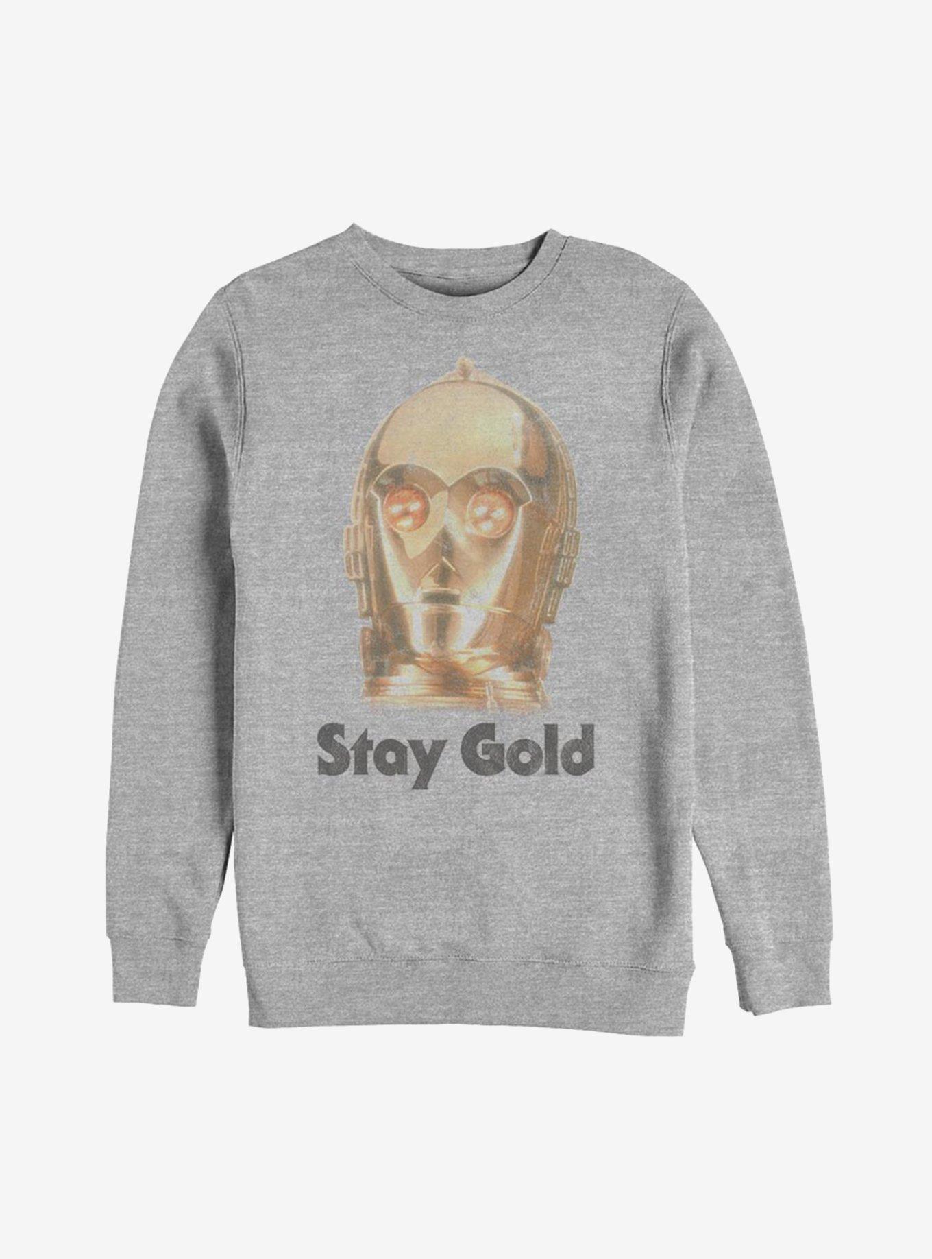 Star Wars Episode IX The Rise Of Skywalker Stay Gold Sweatshirt, ATH HTR, hi-res