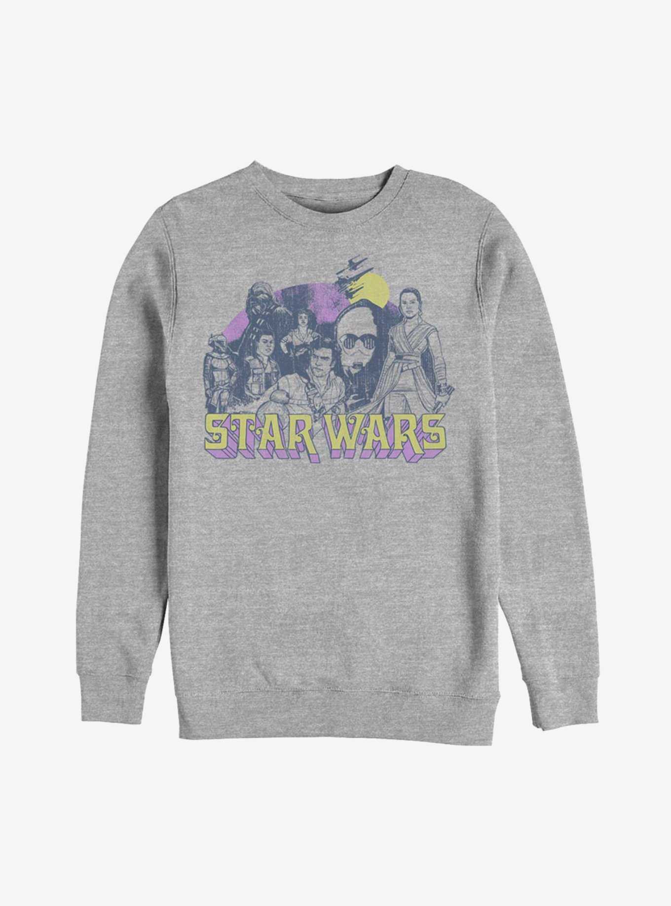 Star Wars Episode IX The Rise Of Skywalker Retro Rebel Sweatshirt, , hi-res