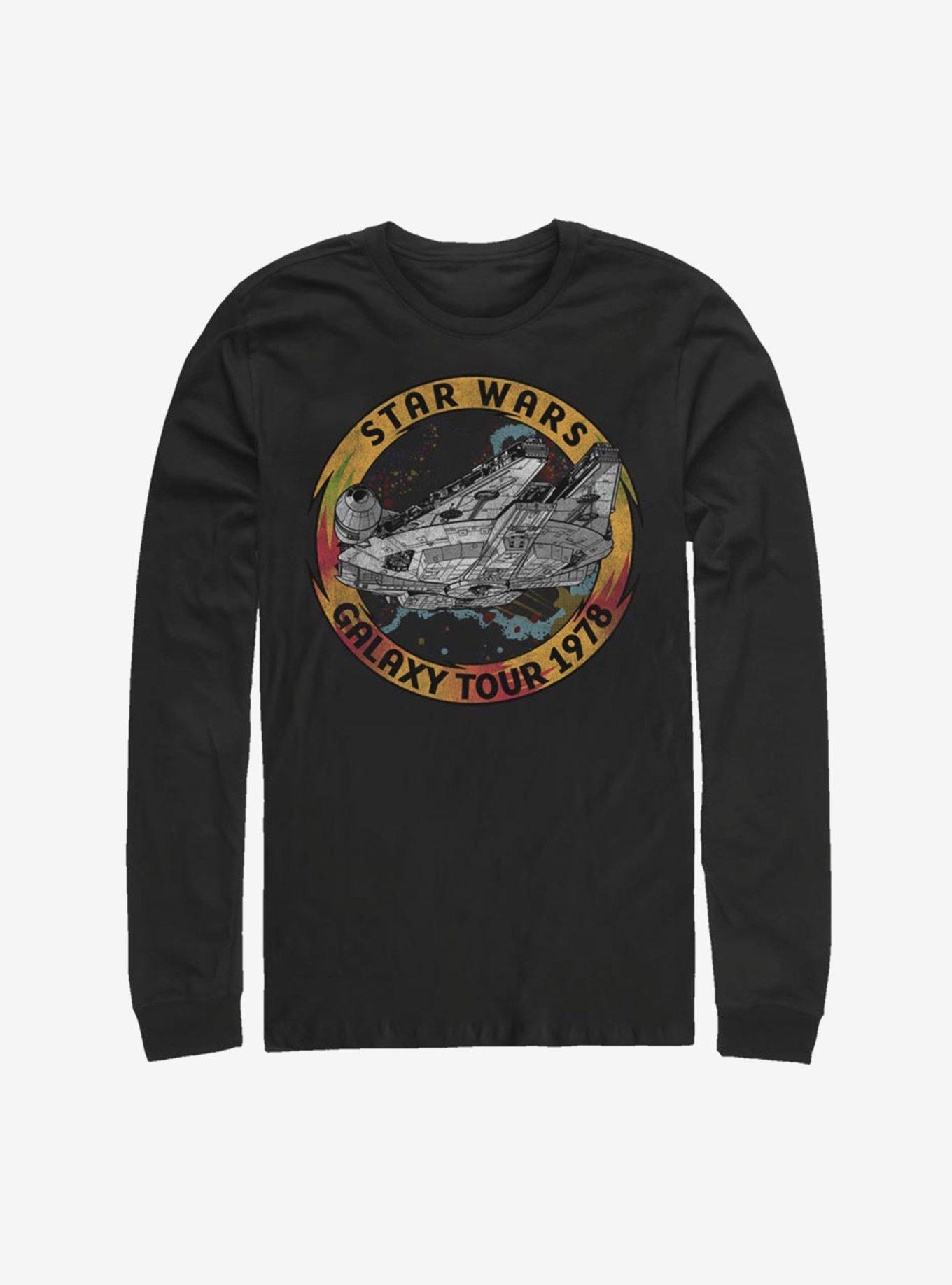 Star Wars Episode IX The Rise Of Skywalker Galaxy Tour Long-Sleeve T-Shirt, BLACK, hi-res