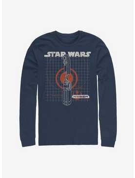 Star Wars Episode IX The Rise Of Skywalker Kyber Crystal Long-Sleeve T-Shirt, , hi-res