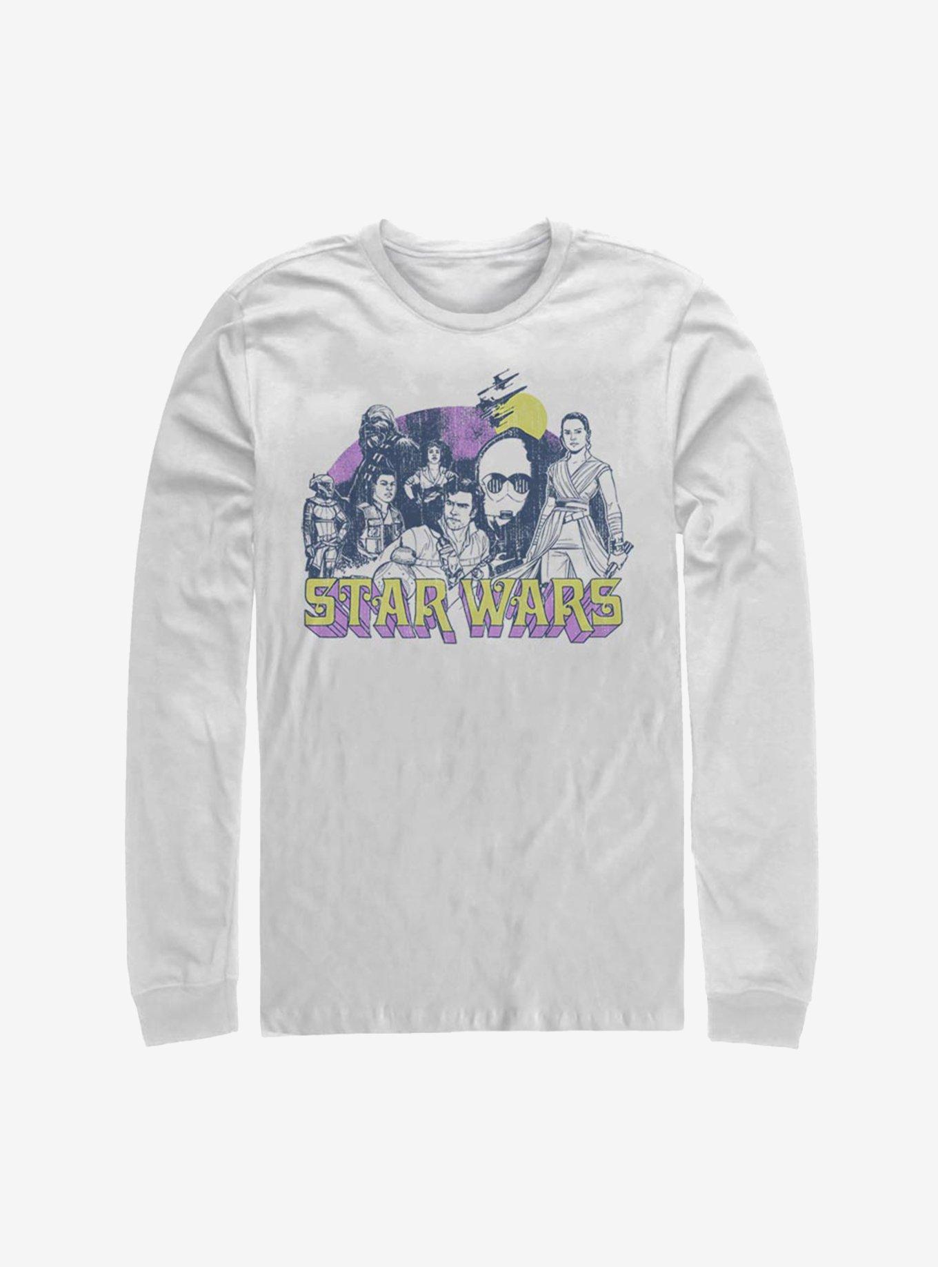 Star Wars Episode IX The Rise Of Skywalker Retro Rebel Long-Sleeve T-Shirt, , hi-res