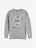 Star Wars Episode IX The Rise Of Skywalker X-Wing Fighters Ninety Sweatshirt, ATH HTR, hi-res