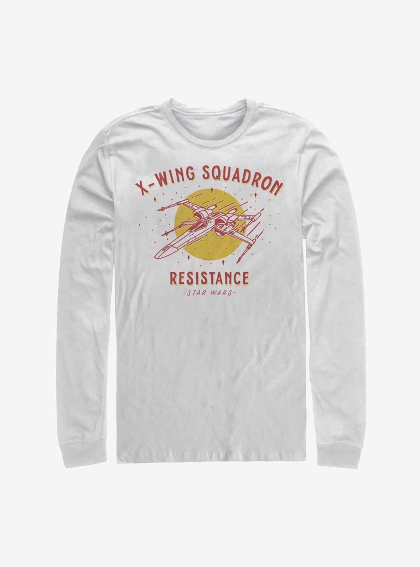 Star Wars Episode IX The Rise Of Skywalker X-Wing Squadron Resistance Long-Sleeve T-Shirt, , hi-res