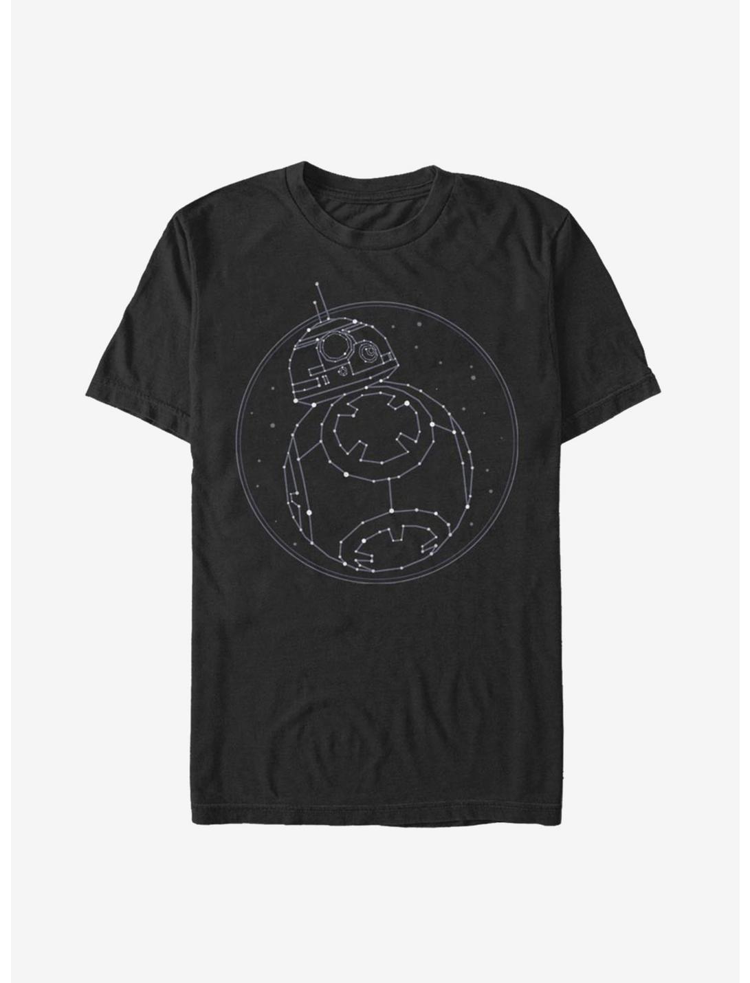 Star Wars Episode IX The Rise Of Skywalker Constellation T-Shirt, BLACK, hi-res