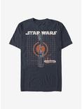 Star Wars Episode IX The Rise Of Skywalker Kyber Crystal T-Shirt, NAVY HTR, hi-res