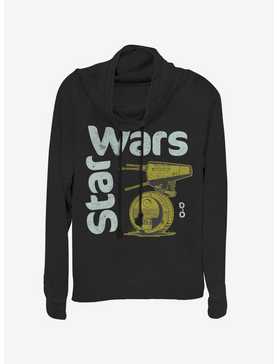 Star Wars Episode IX The Rise Of Skywalker Lil' Droid Cowlneck Long-Sleeve Womens Top, , hi-res