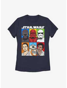 Star Wars Episode IX The Rise Of Skywalker Friends And Foes Womens T-Shirt, , hi-res