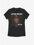 Star Wars Episode IX The Rise Of Skywalker Kyber Crystal Womens T-Shirt, BLACK, hi-res