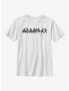 Star Wars Episode IX The Rise Of Skywalker New Order Lineup Youth T-Shirt, , hi-res