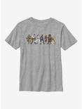 Star Wars Episode IX The Rise Of Skywalker Resistance Lineup Youth T-Shirt, ATH HTR, hi-res