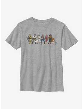 Star Wars Episode IX The Rise Of Skywalker Resistance Lineup Youth T-Shirt, , hi-res