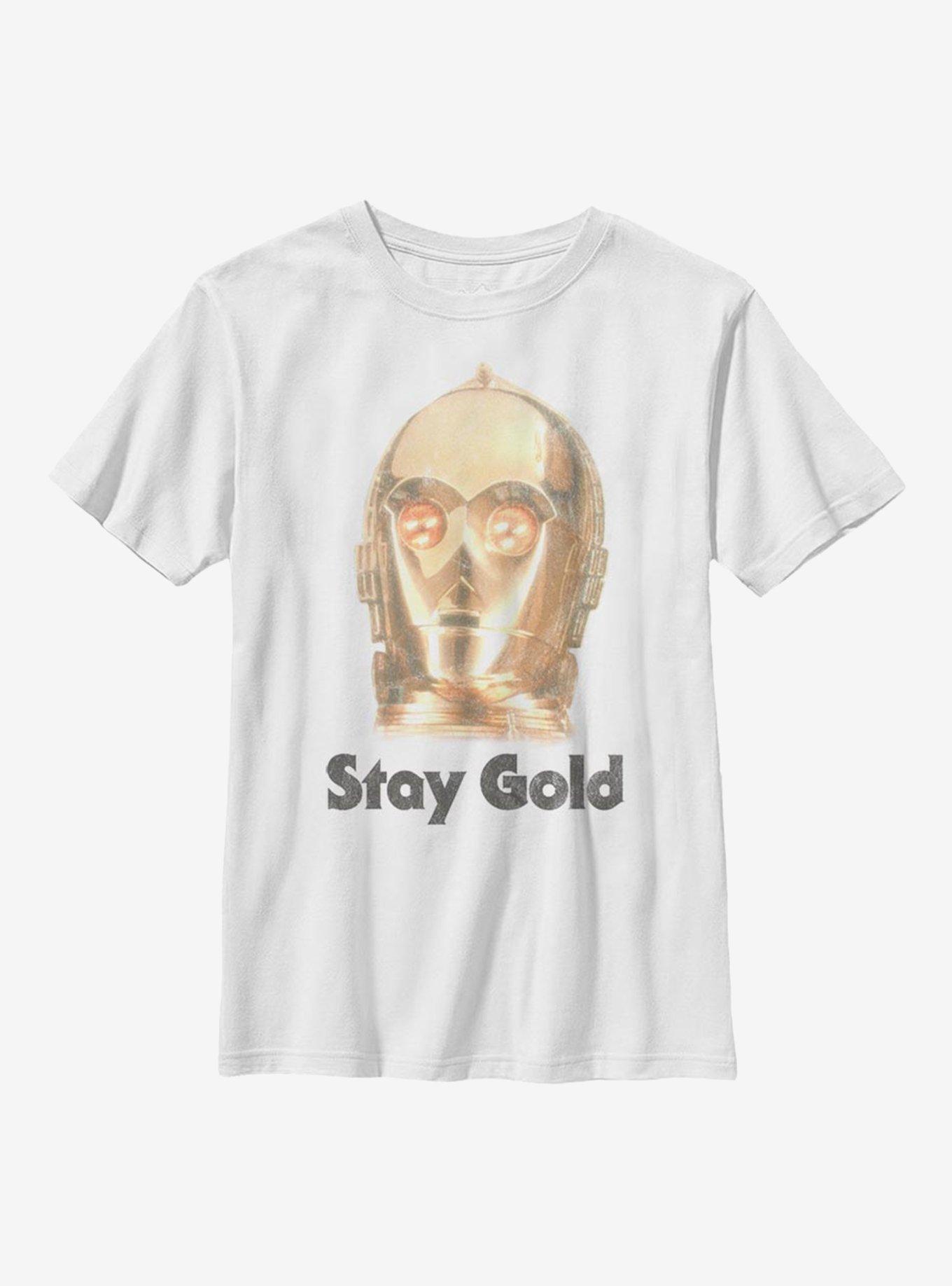 Star Wars Episode IX The Rise Of Skywalker Stay Gold Youth T-Shirt, , hi-res