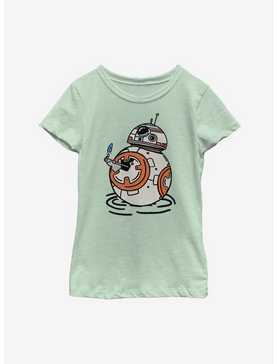 Star Wars Episode IX The Rise Of Skywalker BB Doodles Youth Girls T-Shirt, , hi-res