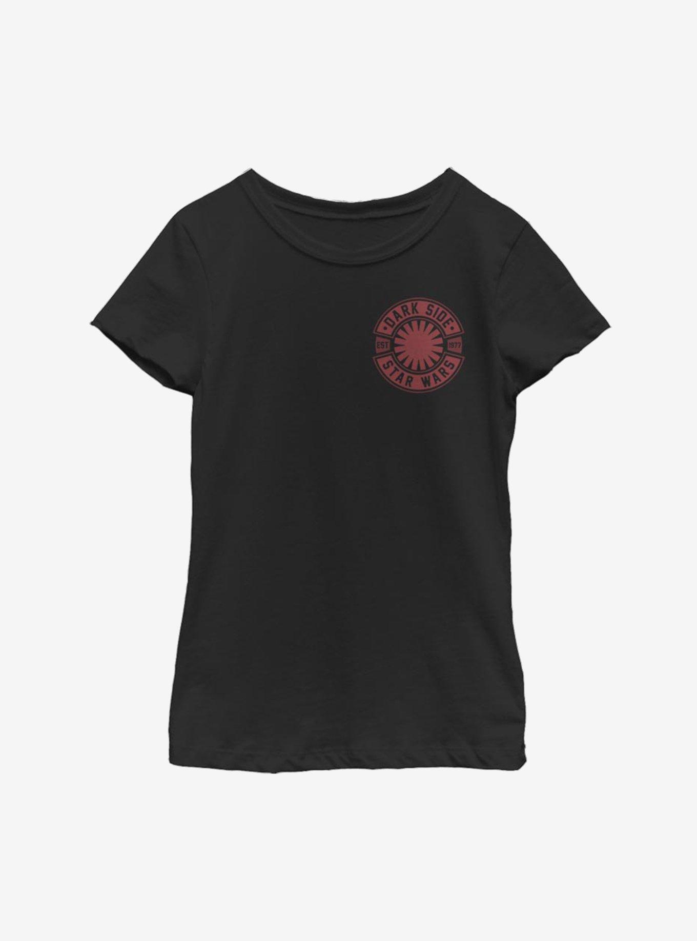 Star Wars Episode IX The Rise Of Skywalker Dark Side Branded Youth Girls T-Shirt, , hi-res