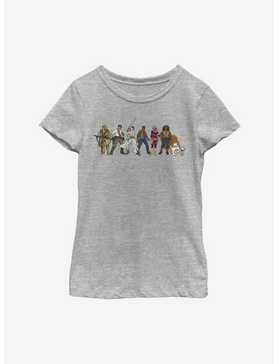 Star Wars Episode IX The Rise Of Skywalker Resistance Lineup Youth Girls T-Shirt, , hi-res