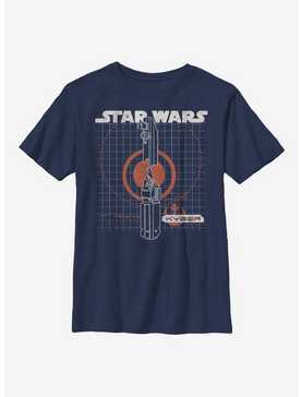 Star Wars Episode IX The Rise Of Skywalker Kyber Crystal Youth T-Shirt, , hi-res