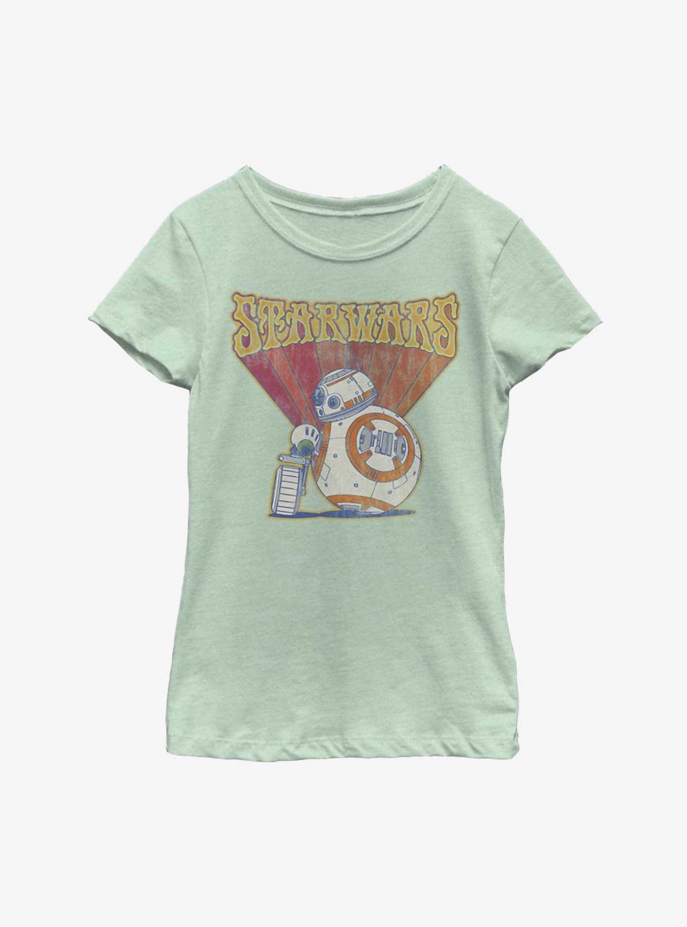Star Wars Episode IX The Rise Of Skywalker BB8 Retro Youth Girls T-Shirt, , hi-res