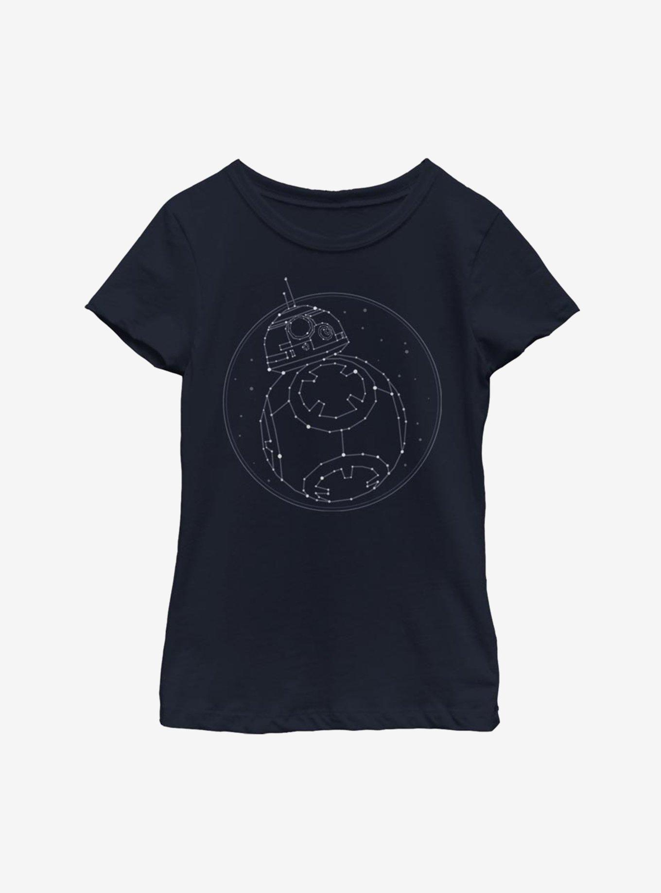 Star Wars Episode IX The Rise Of Skywalker Constellation Youth Girls T-Shirt, , hi-res
