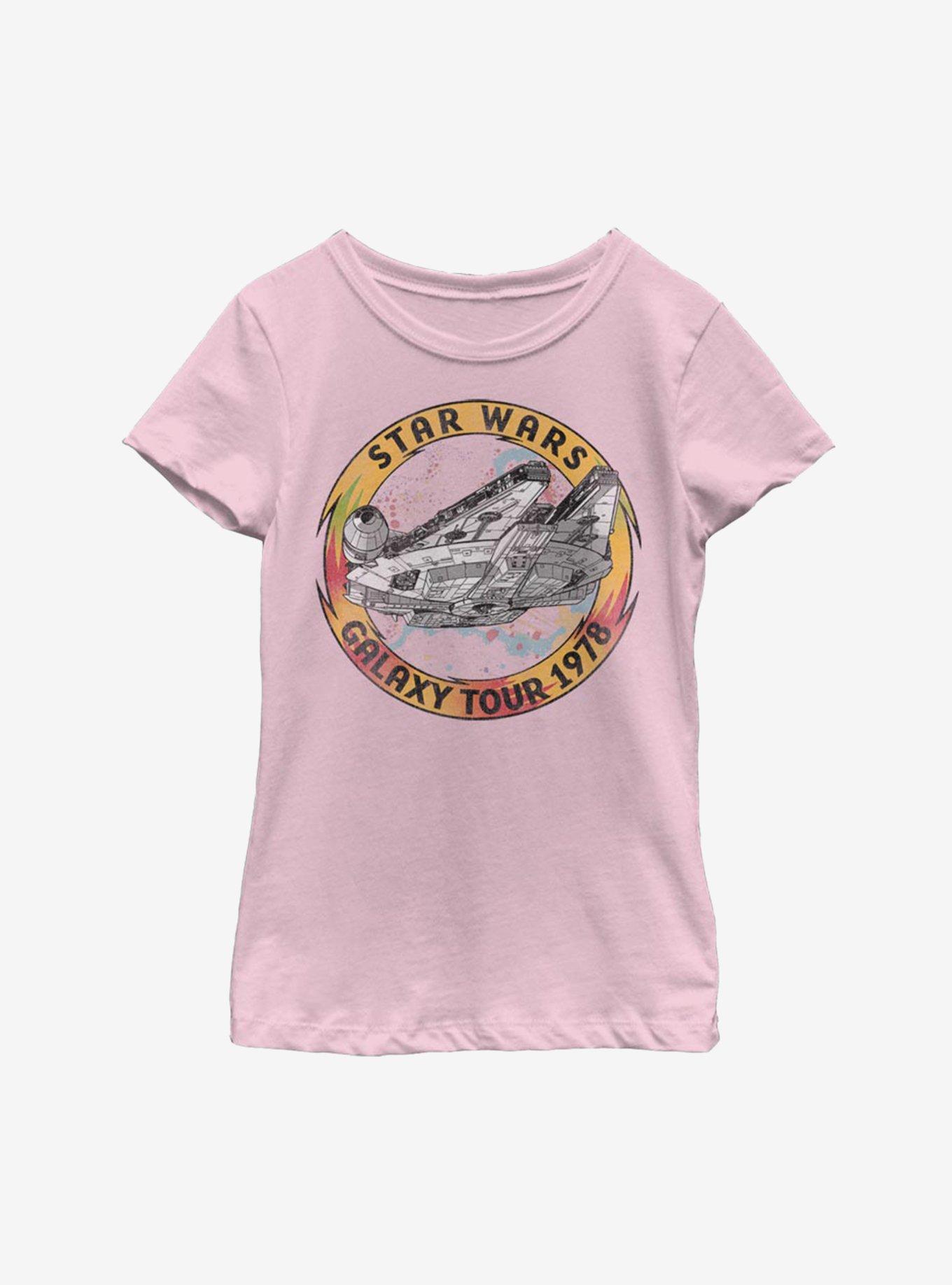 Star Wars Episode IX The Rise Of Skywalker Galaxy Tour Youth Girls T-Shirt, , hi-res