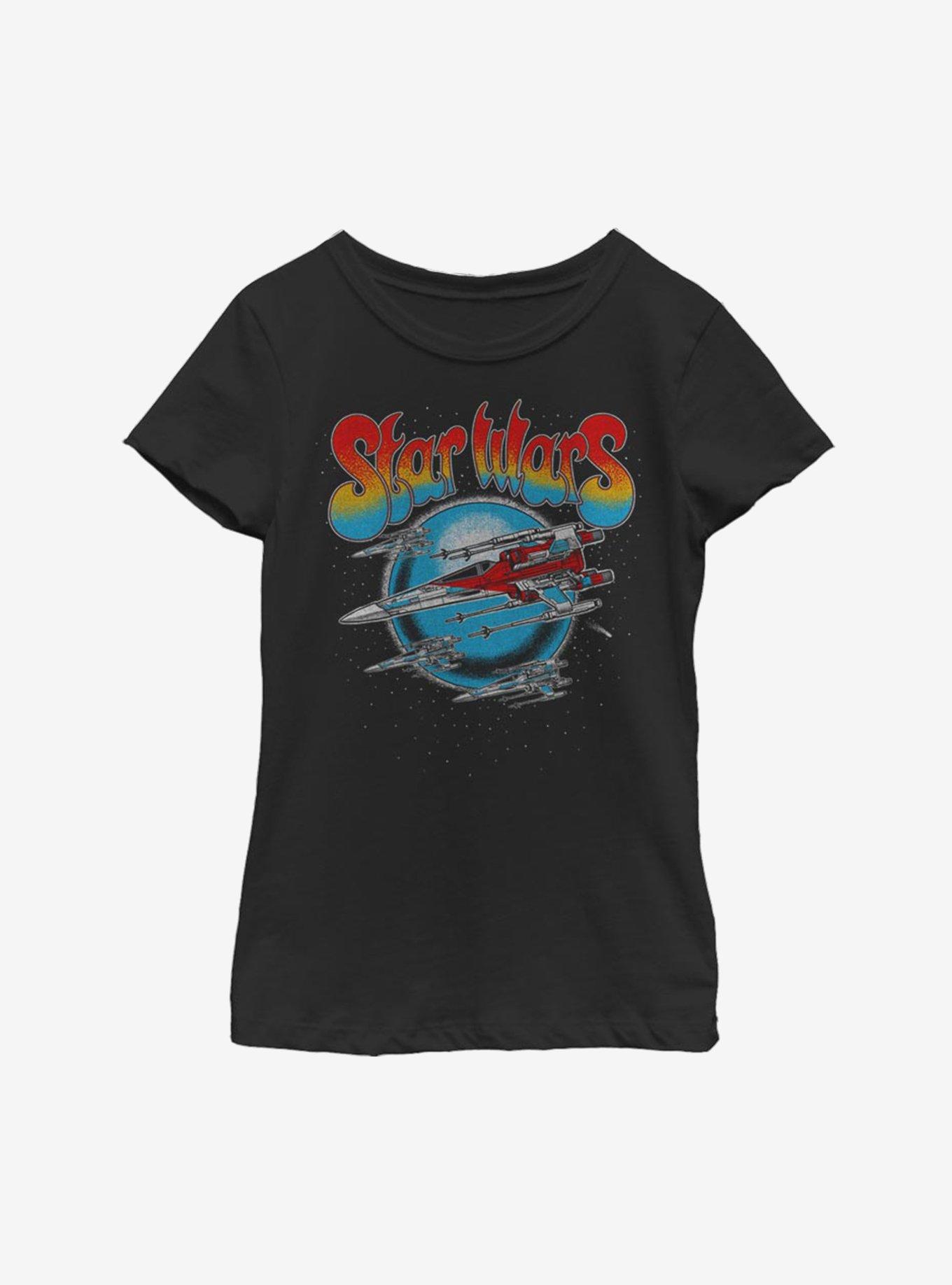 Star Wars Episode IX The Rise Of Skywalker Tour Shirt Youth Girls T-Shirt, BLACK, hi-res