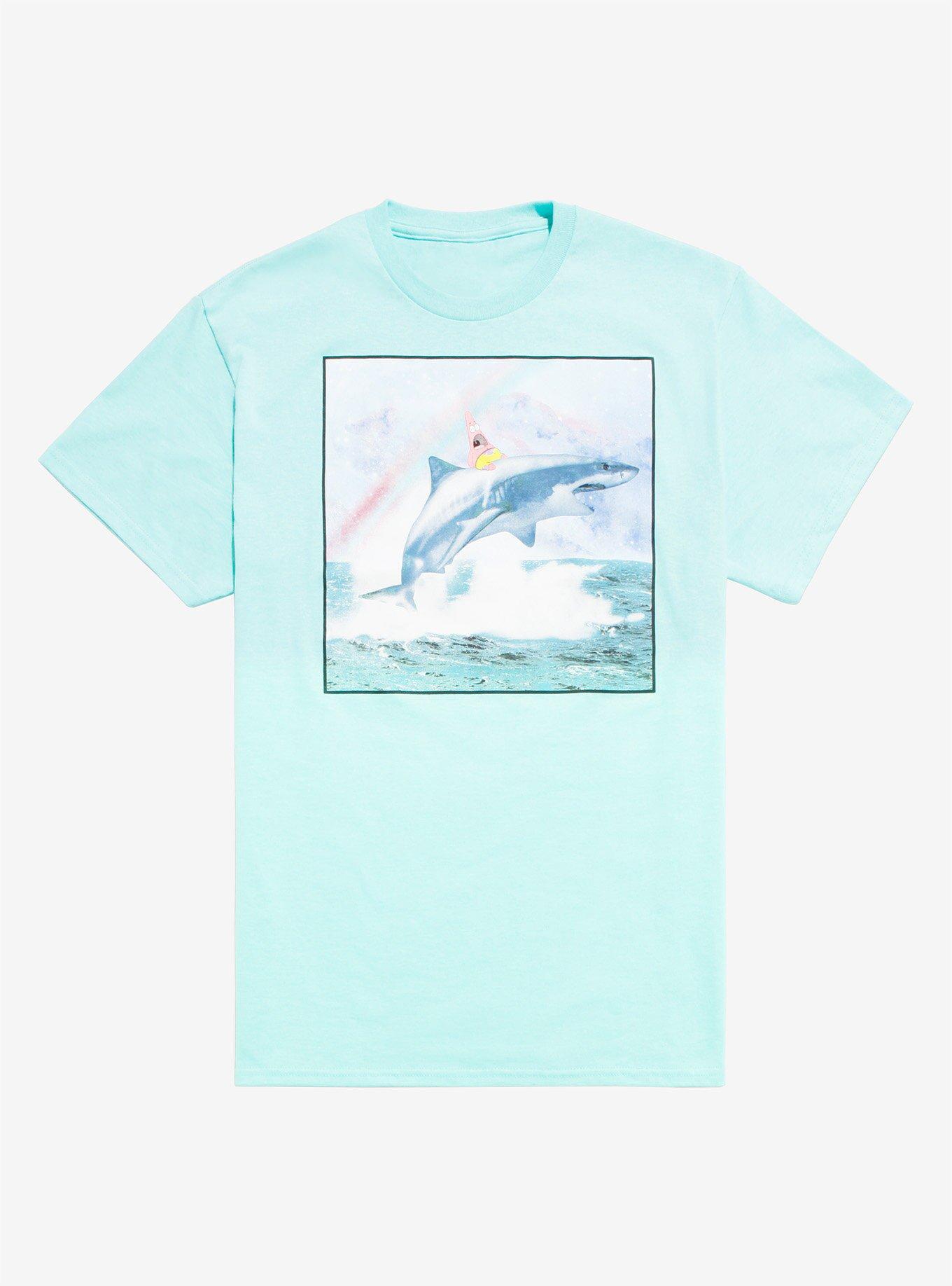 SpongeBob SquarePants Shark Riding Patrick T-Shirt, MULTI, hi-res