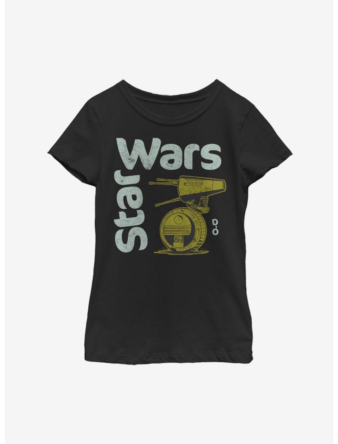 Star Wars Episode IX The Rise Of Skywalker Lil' Droid Youth Girls T-Shirt, BLACK, hi-res
